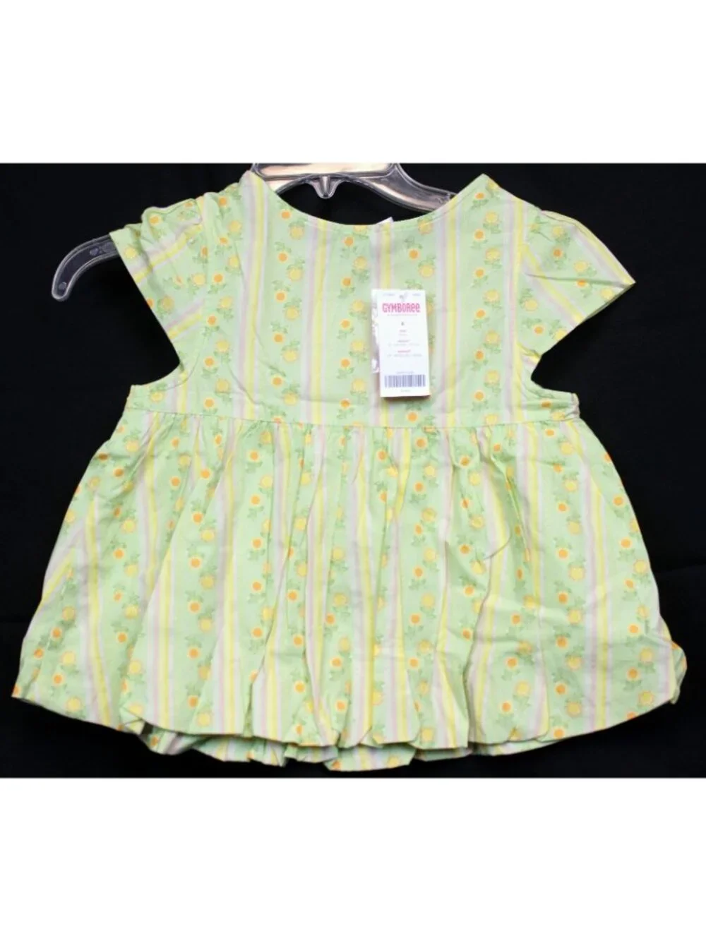 2007 Gymboree Sunflower Fields Shirt sz 8 Hem Swing Baby Doll Stripes Summer Fun